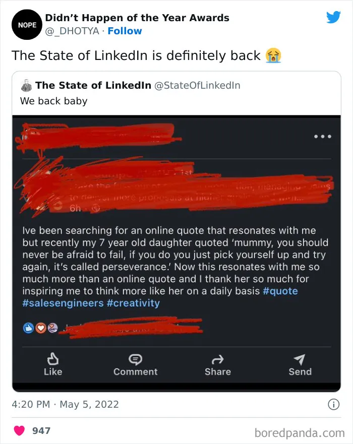 "Didn’t Happen Of The Year Awards": 30 Cringe And Embarrassing Lies Spotted On The Internet (New Pics)