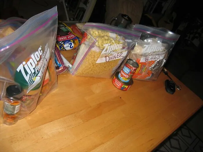 Squeeze The Air Out Of The Ziploc Bag Before Placing It In The Refrigerator 