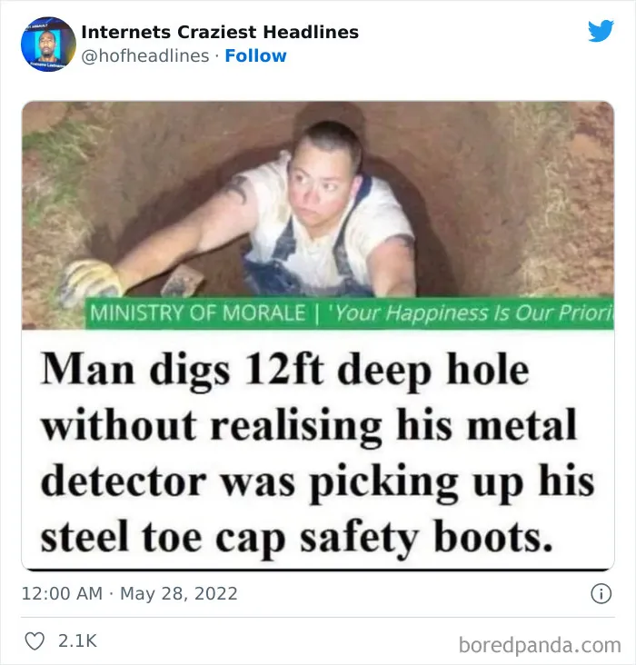 This Twitter Page Collects 50 Of The Most Ridiculous News Headlines Ever Printed Or Shared (New Pics)