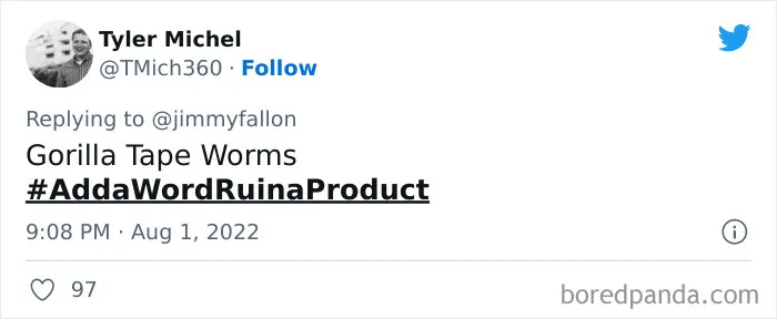 Jimmy Fallon Asks People To Ruin A Product With One Word, And Here Are 30 Hilarious Tweets