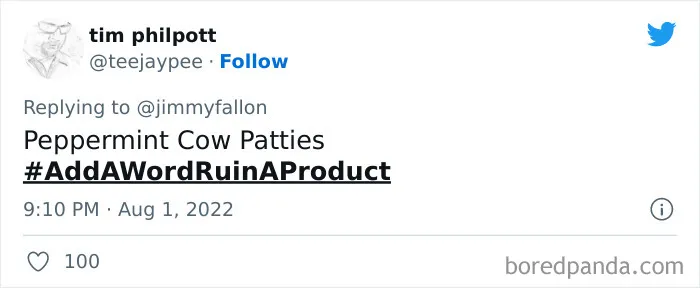 Jimmy Fallon Asks People To Ruin A Product With One Word, And Here Are 30 Hilarious Tweets