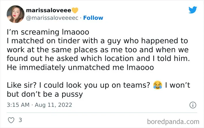 35 Times People Were Unmatched On Dating Apps For Hilarious Reasons