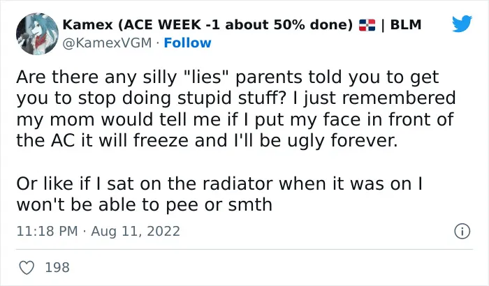 30 Tweets That Might Hit Too Close To Home About The Lies Our Parents Told Us Just So We’d Behave Or Do As They Said