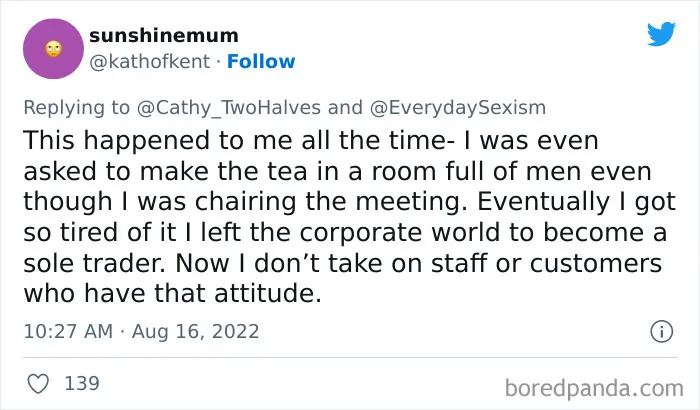 This Twitter Thread Is All About Casual Sexism At Work, And 30 Women Join In Sharing Their Infuriating Examples