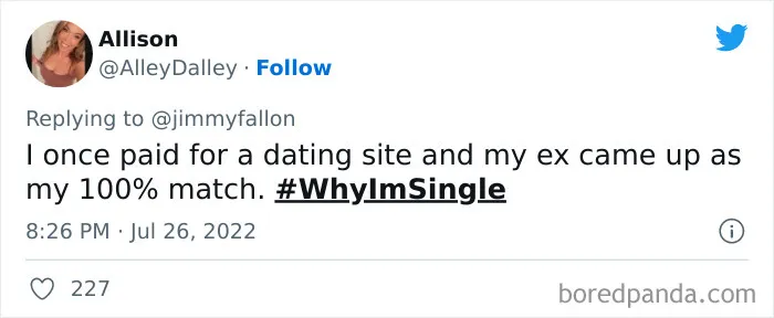 Jimmy Fallon Asks People Why They Are Still Single, And People Give Their Funny And Weird Reasons (50 New Tweets)