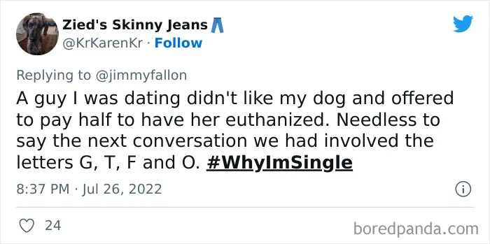 Jimmy Fallon Asks People Why They Are Still Single, And People Give Their Funny And Weird Reasons (50 New Tweets)