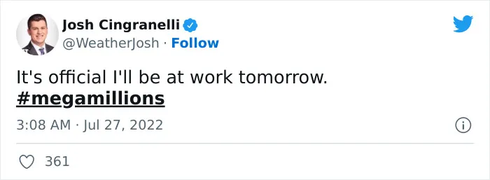 Someone In Illinois Has Won The $1.337 Billion Mega Millions Jackpot Prize, And Here Are The Best Twitter Reactions (30 Tweets)