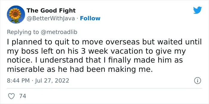30 Wild And Iconic Ways People Quit Their Jobs, As Shared In This Viral Twitter Thread