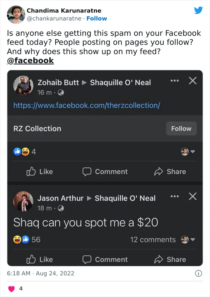 Newest Facebook Feed Glitch Has The Internet In Stitches (35 Reactions)