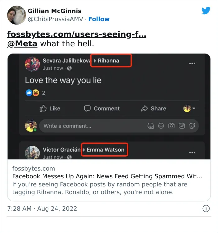 Newest Facebook Feed Glitch Has The Internet In Stitches (35 Reactions)