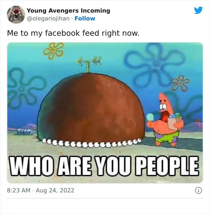 Newest Facebook Feed Glitch Has The Internet In Stitches (35 Reactions)