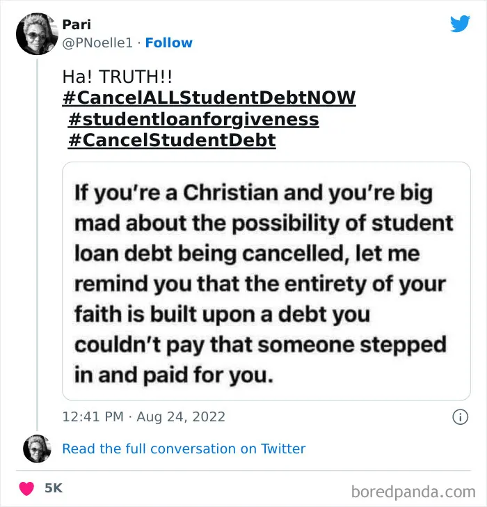 30 Of The Best Reactions From The Internet To Biden Canceling Student Loan Debt