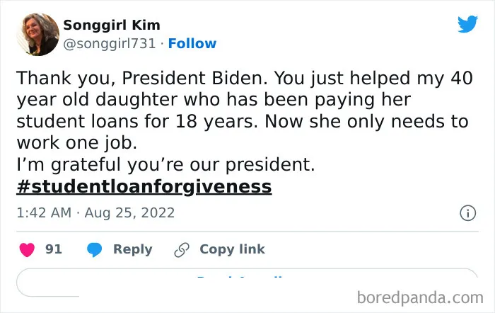30 Of The Best Reactions From The Internet To Biden Canceling Student Loan Debt