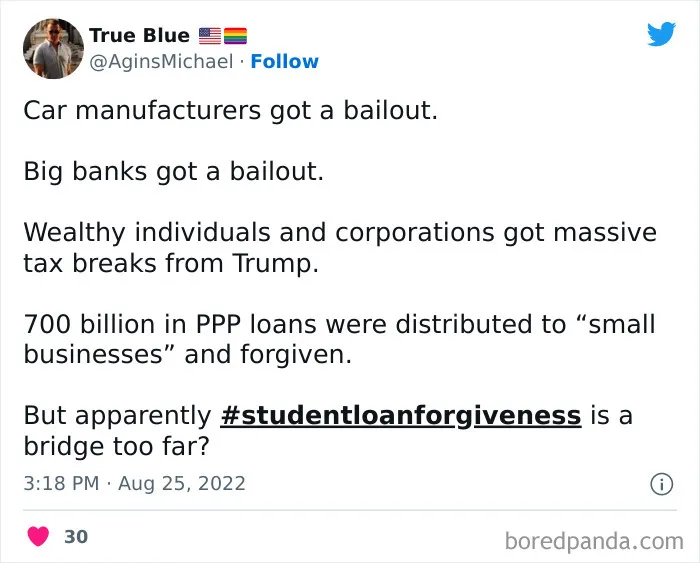 30 Of The Best Reactions From The Internet To Biden Canceling Student Loan Debt