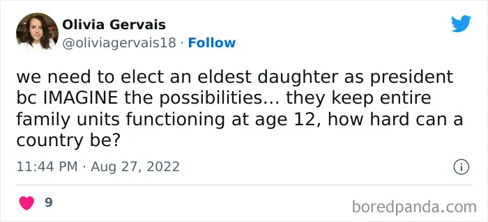 “She’s A 10 But She’s The Eldest Daughter”: 50 Tweets Every Eldest Daughter Might Relate To