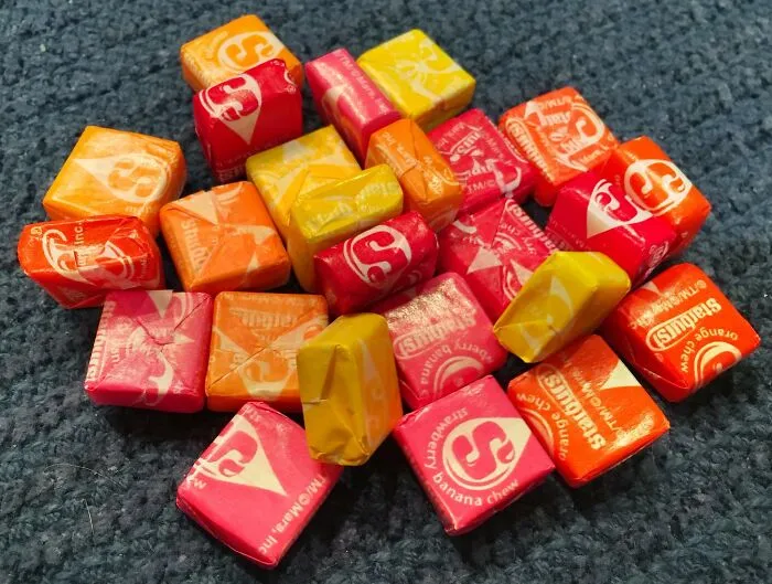 Yellow Starburst Candy