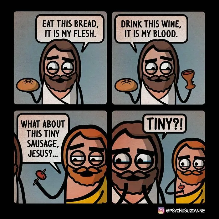 This Artist Creates Dark Yet Silly Comics About A Funny Grandma And Other Unexpected Situations (30 New Pics)