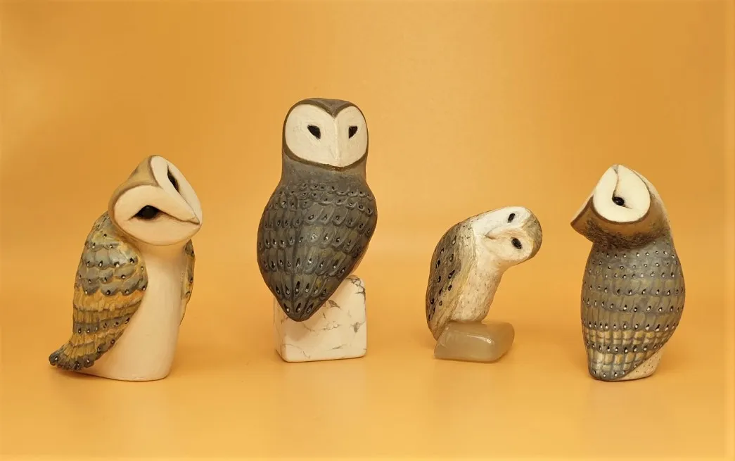 Mini Clay Sculptures Wot I Make. 
i Make Little Figurines Out Of Polymer Clay Inspired By Nature And After Many Many Hours I Just Finished My First Collection Of Work.