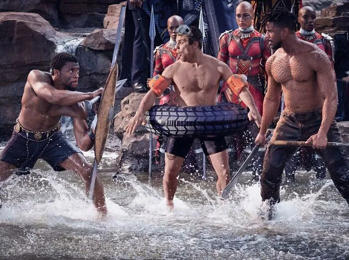 Chadwick Boseman y Michael B. Jordan