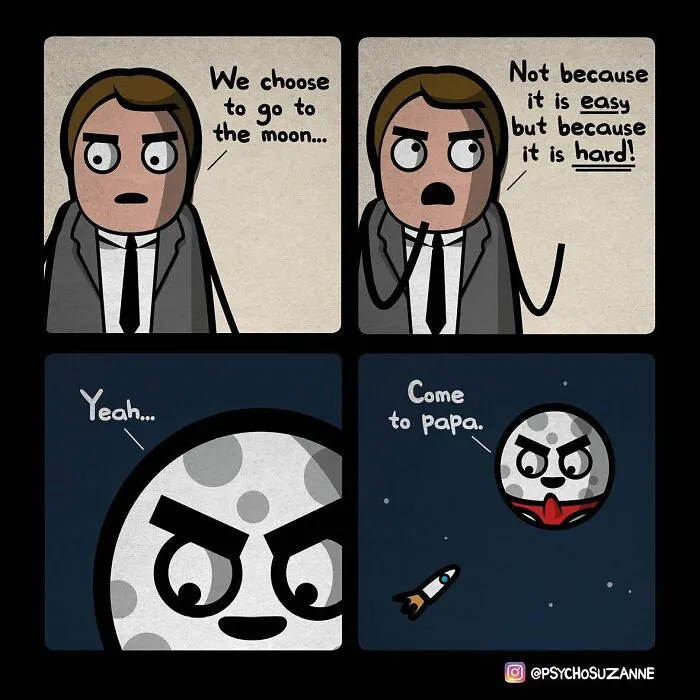 This Artist Creates Dark Yet Silly Comics About A Funny Grandma And Other Unexpected Situations (30 New Pics)