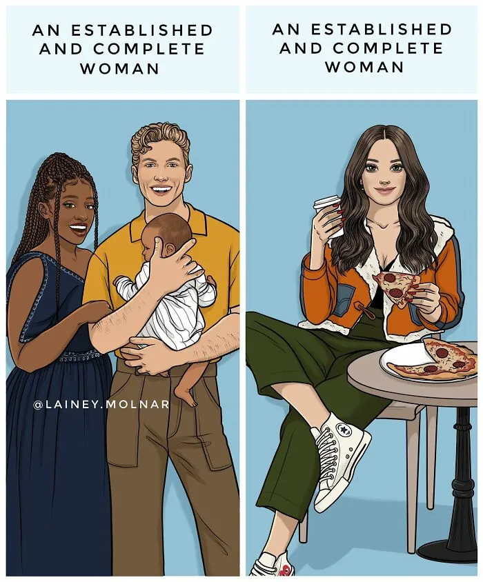 Artist Illustrates The Pressures She And Other Women Face From Society In 24 New Honest Comics