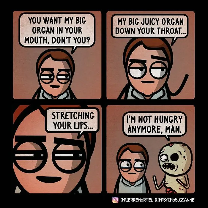 This Artist Creates Dark Yet Silly Comics About A Funny Grandma And Other Unexpected Situations (30 New Pics)