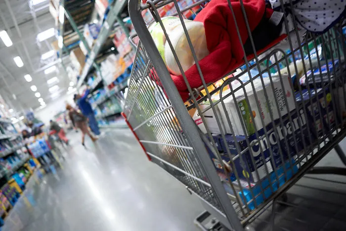 Move Your Cart To The Side In Anticipation Of Others Trying To Get By