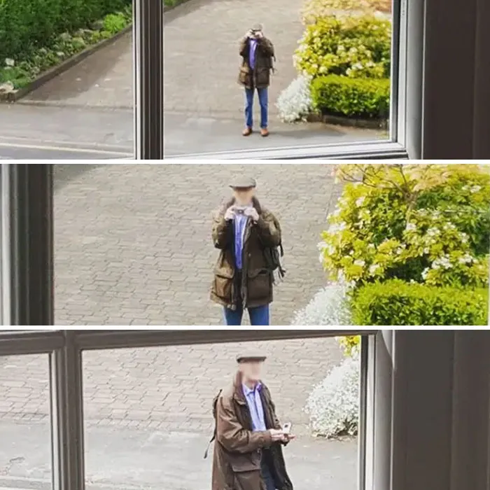 This Neighbor Likes To Snap Photos Through The Window Of The Home Next Door