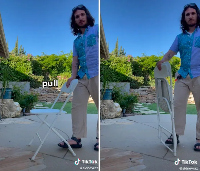 The Best Way To Fold These Chairs