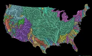 I Added Another 300 River Maps To My Portfolio, Here Are Some Of My Favourites