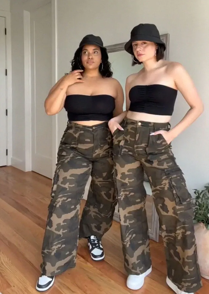 2 Amigas muestran cómo les queda la misma ropa en sus distintos tipos de cuerpo (30 nuevas fotos)