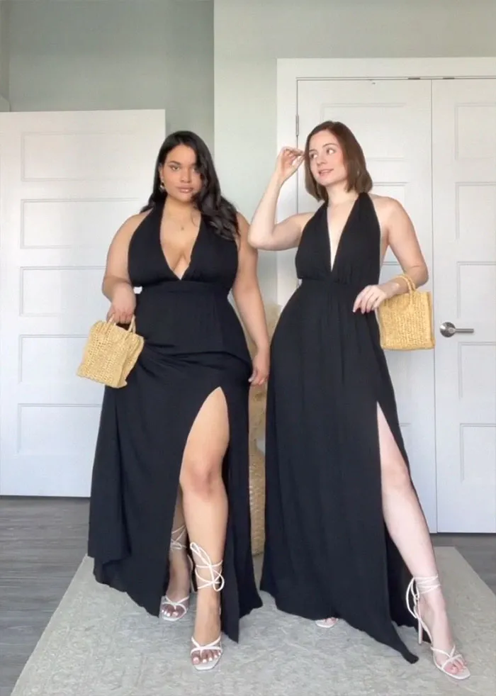 2 Amigas muestran cómo les queda la misma ropa en sus distintos tipos de cuerpo (30 nuevas fotos)