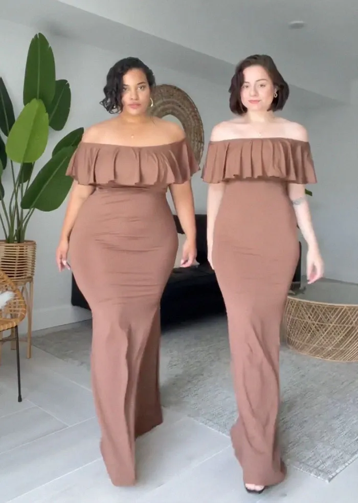 2 Amigas muestran cómo les queda la misma ropa en sus distintos tipos de cuerpo (30 nuevas fotos)