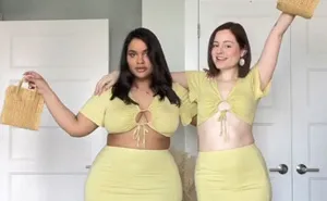 Two Friends Show How The Same Clothes Look On Their Different Bodies (30 New Pics)