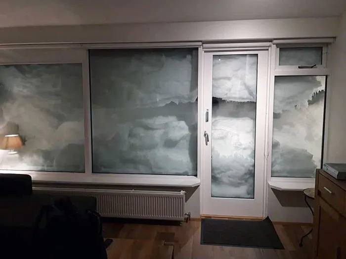 My Sister Rented A Flat Here In North Of Iceland For Christmas. This Is Her View