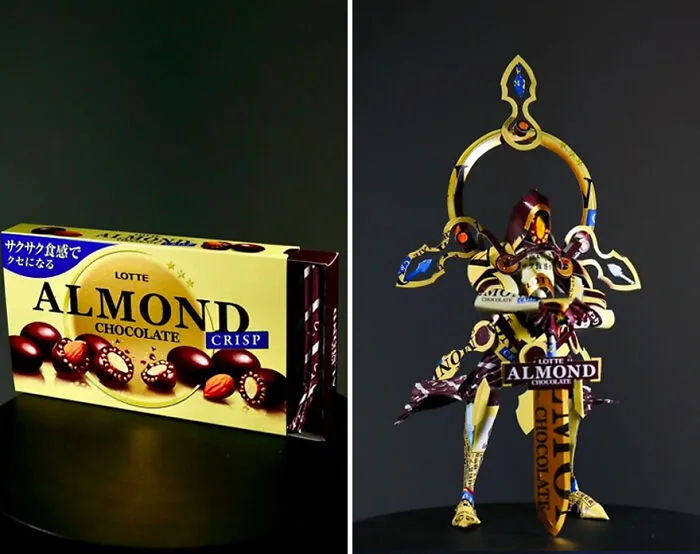 Second Life: This Artist Turns Used Packages Into Art (20 New Pics)