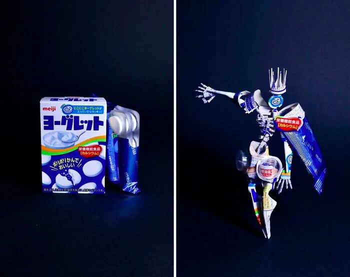 Second Life: This Artist Turns Used Packages Into Art (20 New Pics)