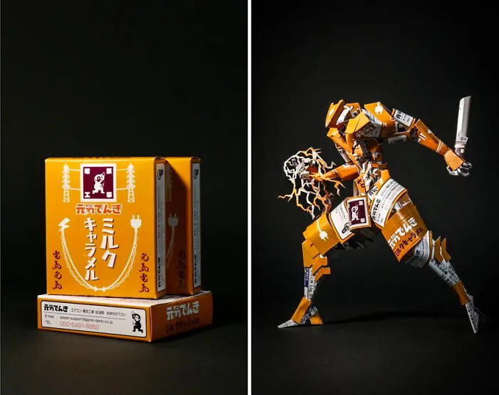 Second Life: This Artist Turns Used Packages Into Art (20 New Pics)