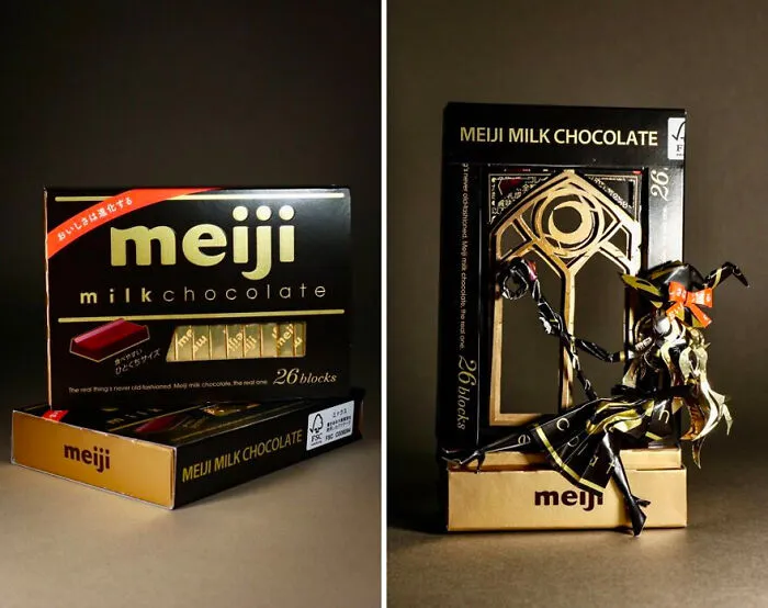 Second Life: This Artist Turns Used Packages Into Art (20 New Pics)
