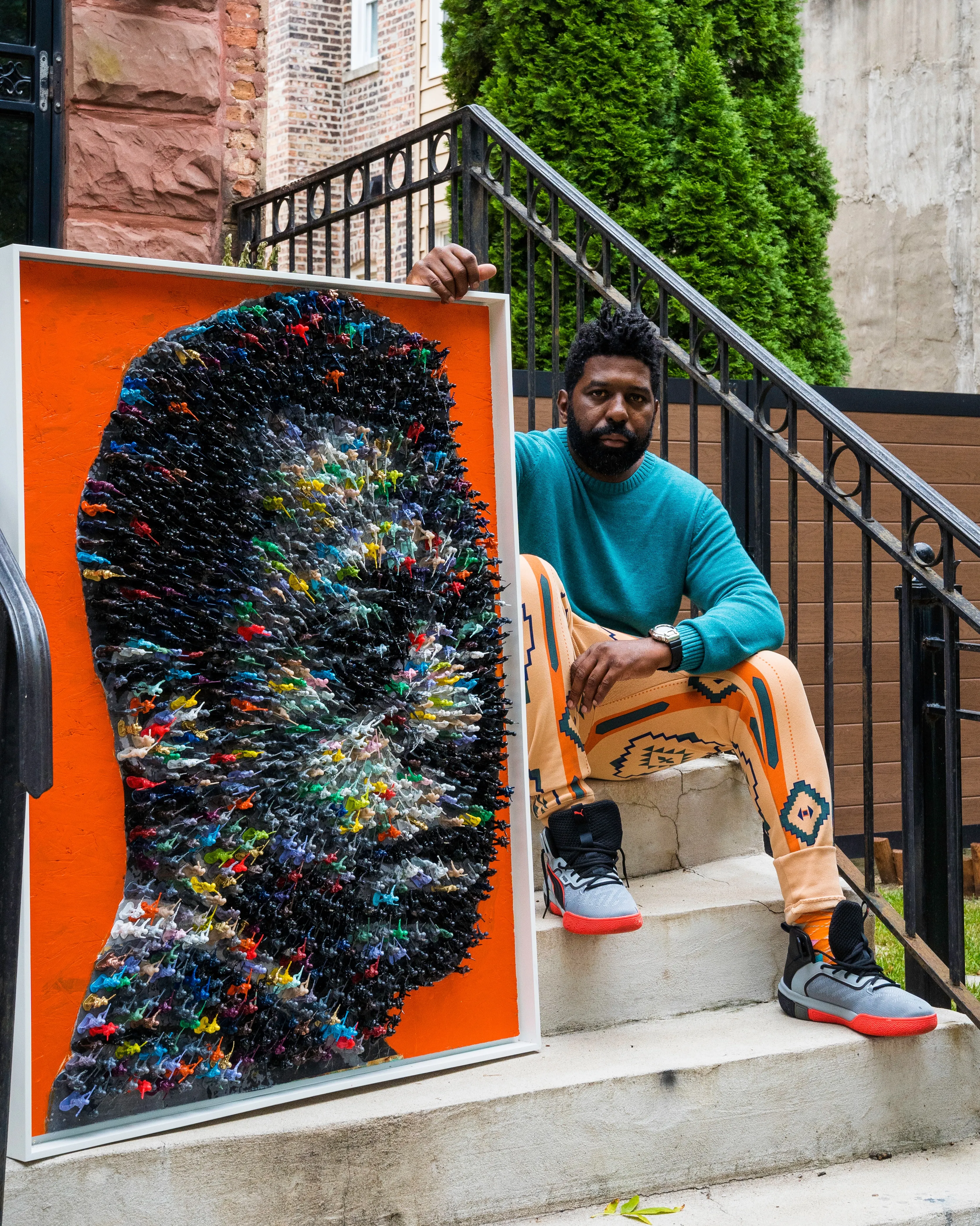 Meet Roger J. Carter -  The Artist Using Toy Soldiers To Create Stunning Portraits
