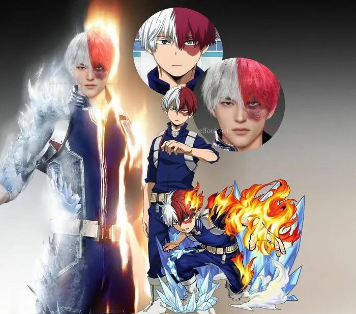 Shoto Todoroki de My Hero Academia