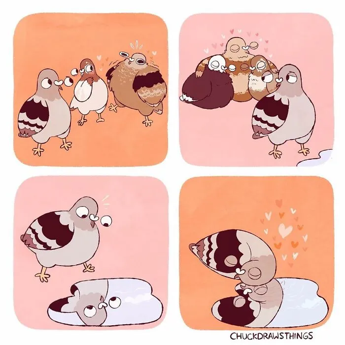 Artist Portrays How Life Looks When You Have Depression And Anxiety Through These 30 Relatable Comics Featuring A Cartoon Pigeon