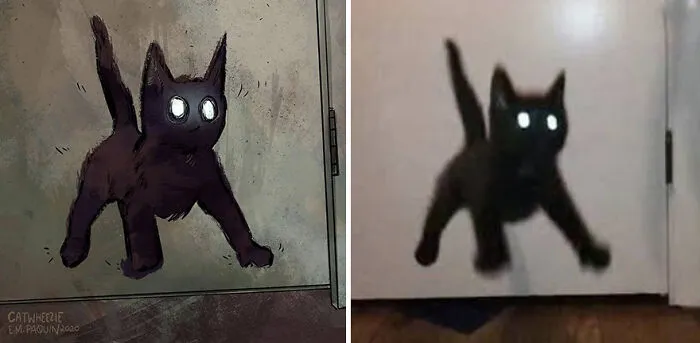 30 Of The Funniest Internet-Famous Cat Pics Get Illustrated By Catwheezie (New Pics)