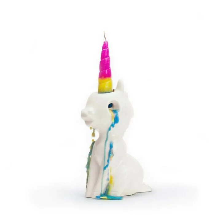 Crying Unicorn Candle - $24.79