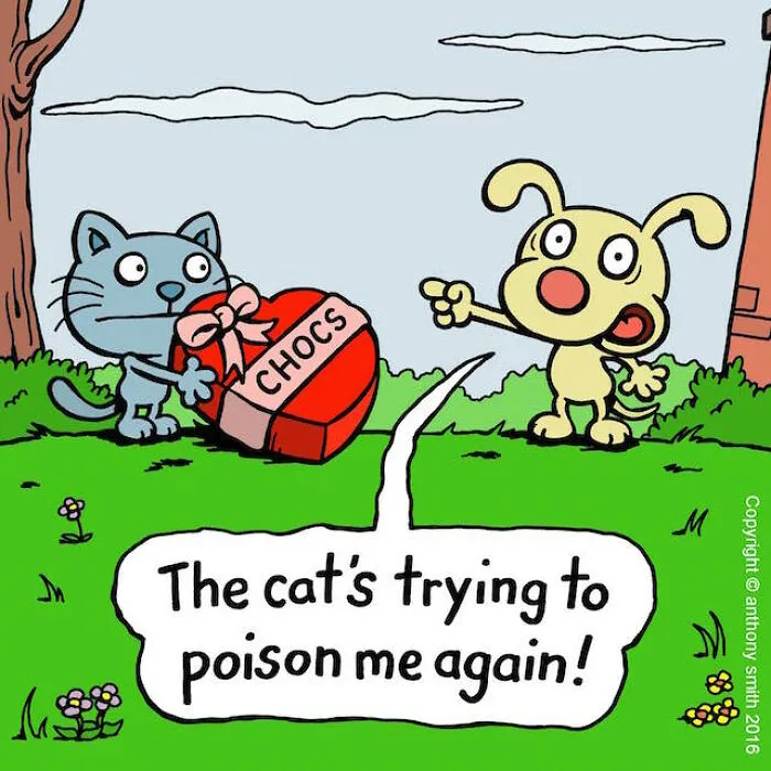These One-Panel Cat Comics By Anthony Smith Purrfectly Capture What Having A Cat Is Like (40 Pics)