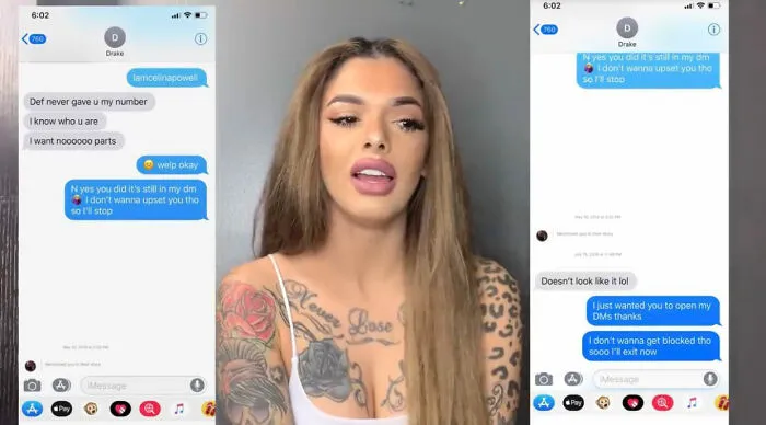 Drake Rejected Model Celina Powell As He Was Concerned Where She Got His Number From