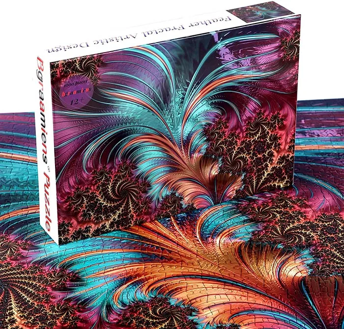 Feather Fractal Artistic Design