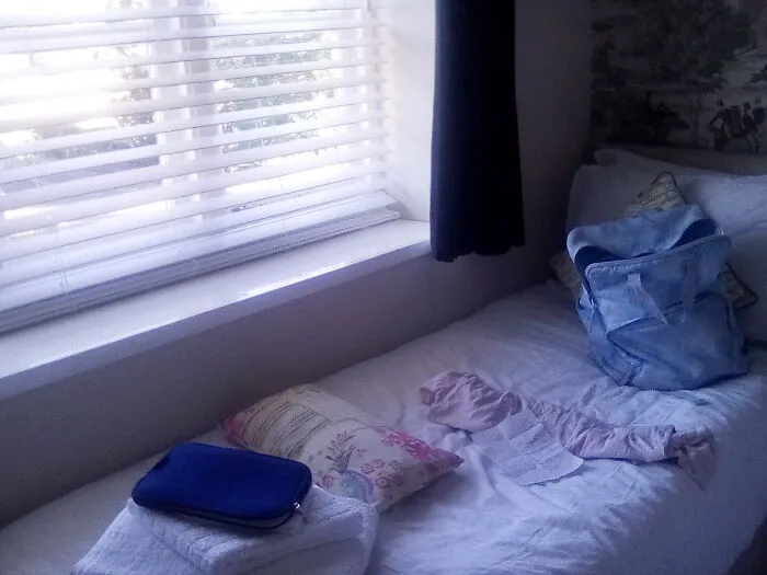 Twin Room From A Few Years Ago (Sorry It's So Cluttered, I Was Unpacking At The Time!)
