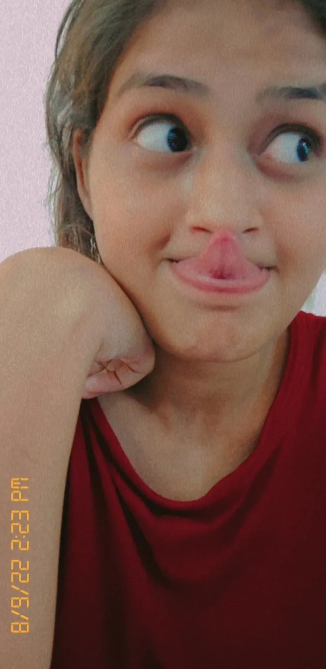 Heyy Pandas, Here Is A Challenge For You!!! Post A Photo If You Touching Your Nose With Your Tongue