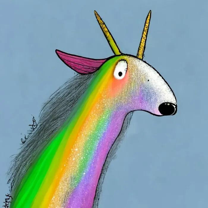 I Use AI To Create Surreal Images Of Unicorns And Some Of My Works Even Get Exhibited In Museums (50 Pics)
